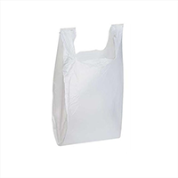 T-Shirt Bag White 14 Mic 750 ct