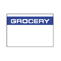 Garvey 22-6 LabeleWhite/ Blue Grocery 11,000 pc