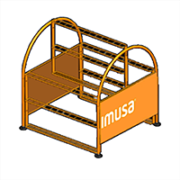 Imusa Mop & Broom Rack -36 Holders