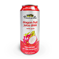 Pocasville Dragon Fruit/Pitaya Juice Drink with Pulp (30% Fruit Juice)