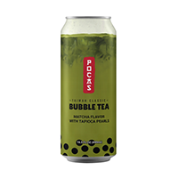 Pocas Bubble Tea Matcha with Tapioca Pearls