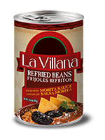 La Villana Refried Beans with Morita Sauce