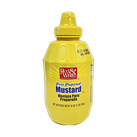 Red & White Mustard Squeeze