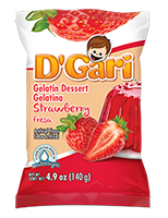 D'Gari Gelatin Strawberry Water