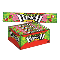 Sour Punch Straws Strawberry Candy