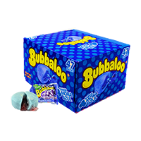 Adams Chicle Bubbaloo Mora Azul