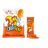 Anahuac Chipileta Naranja Lollipop with Spicy Powder