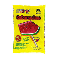 Rebanaditas Watermelon Lollipop with Chile