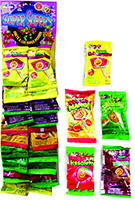 Rebanaditas Super Strip Mix Flavor Lollipops (8x20ct)