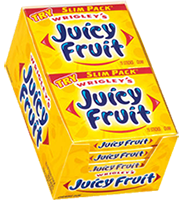 Wrigley Juicy Fruit Slim Yellow Pack