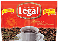 Cafe Legal Roast & Ground Pouch Coffee