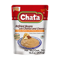 Chata Refried Pinto Beans with Chorizo & Cheese (bag)