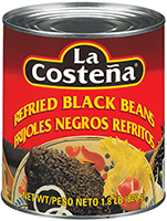 La Costeña Refried Black Beans