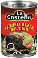 La Costeña Refried Black Beans