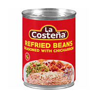 La Costeña Refried  Beans with Chicharron