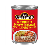 La Costeña Refried Pinto Beans with Jalapeno Peppers