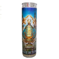 San Juan De Los Lagos White Candle