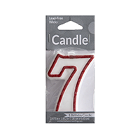 Numeral Birthday Candles 7