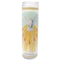 Espiritu Santo White Candle