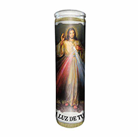 Senor De la Misericordia White Candle