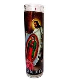 San Juan Diego White Candle