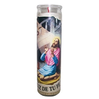 San Alejo White Candle