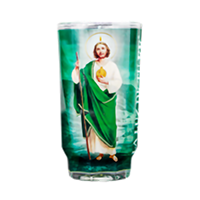 San Judas Tadeo White Candle