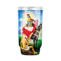 San Martin Caballero White Candle