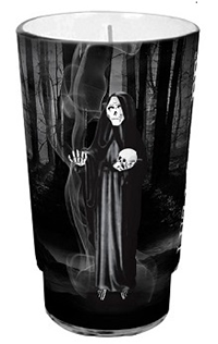 Santa Muerte White Candle