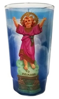 Divino Niño Jesus White Candle