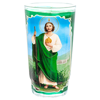 San Judas Tadeo Green Candle