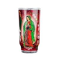 Virgen De Guadalupe Micheladita White Candle Cup