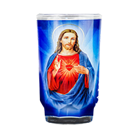 Vel Mex Micheladita Sagrado Corazon de Jesus Candle