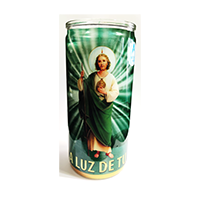 San Judas Tadeo Ceremonial White Candle