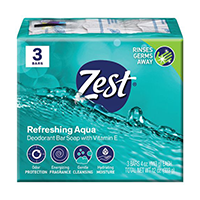 Zest Aqua Bar Soap 3pk