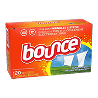 Bounce Dryer Sheets Fresh Linen Scent