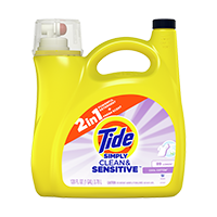 Tide Simply Clean & Sensitive Cool Cotton Liquid Detergent (89lds)