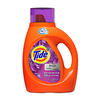 Tide Plus Febreze Freshness Botanical Rain Liquid Laundry Detergent HE (24lds)