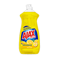 Ajax Dish Wash Liquid Lemon Yellow