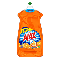 Ajax Dish Wash Soap Orange