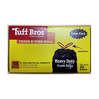 Tuff Bros Drawstring Trash Bags 18 ct