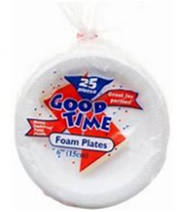 Good Time Foam Plate 25ct