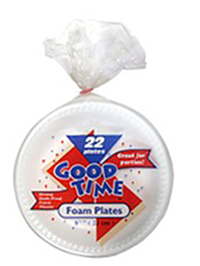 Good Time Foam Plate 22ct