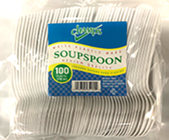 Champs White Soup Spoon