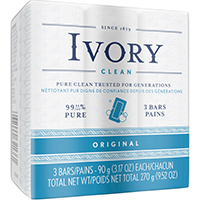 Ivory Bar Soap 3pk Original