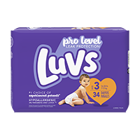 Luvs Diapers Triple Leakguards 34ct