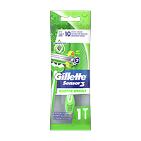 Gillette Sensor3 Sensitive Mens Disposable Razor