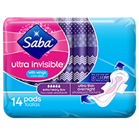 Saba Ultra Invisible Thin Overnigt