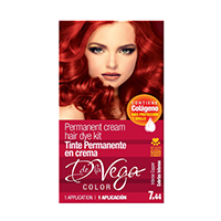 D De La Vega Hair Dye 7.44 Intense Copper