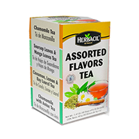 Herbacil Tea 4 Asst Flavors - Chamomile/Soursop & Mango/Cinnamon Lemon & Bay Laurel/Chamomile w.Anis